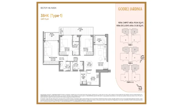 Featured Image of Godrej Jardinia Floor Plan 2