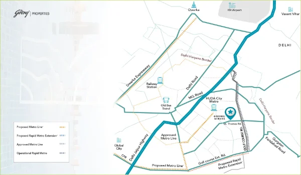 Featured Image of Godrej Miraya Location