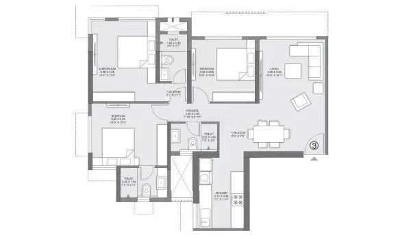 Featured Image of Godrej Nest Floor Plan 3