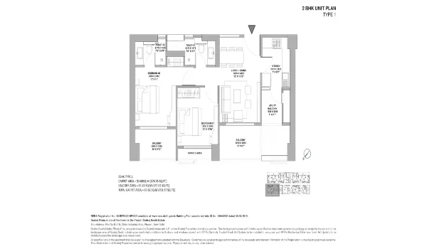 Featured Image of Godrej Prima Floor Plan 3