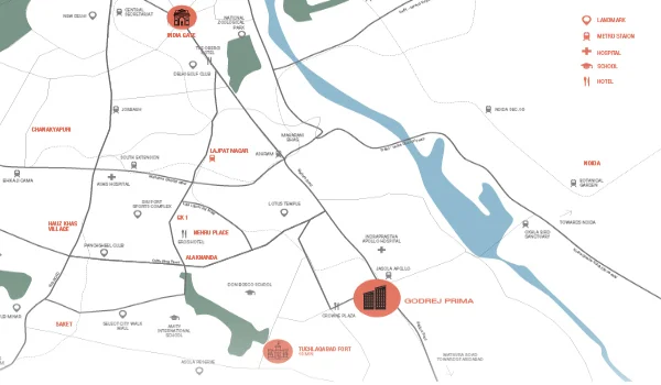 Featured Image of Godrej Prima Location